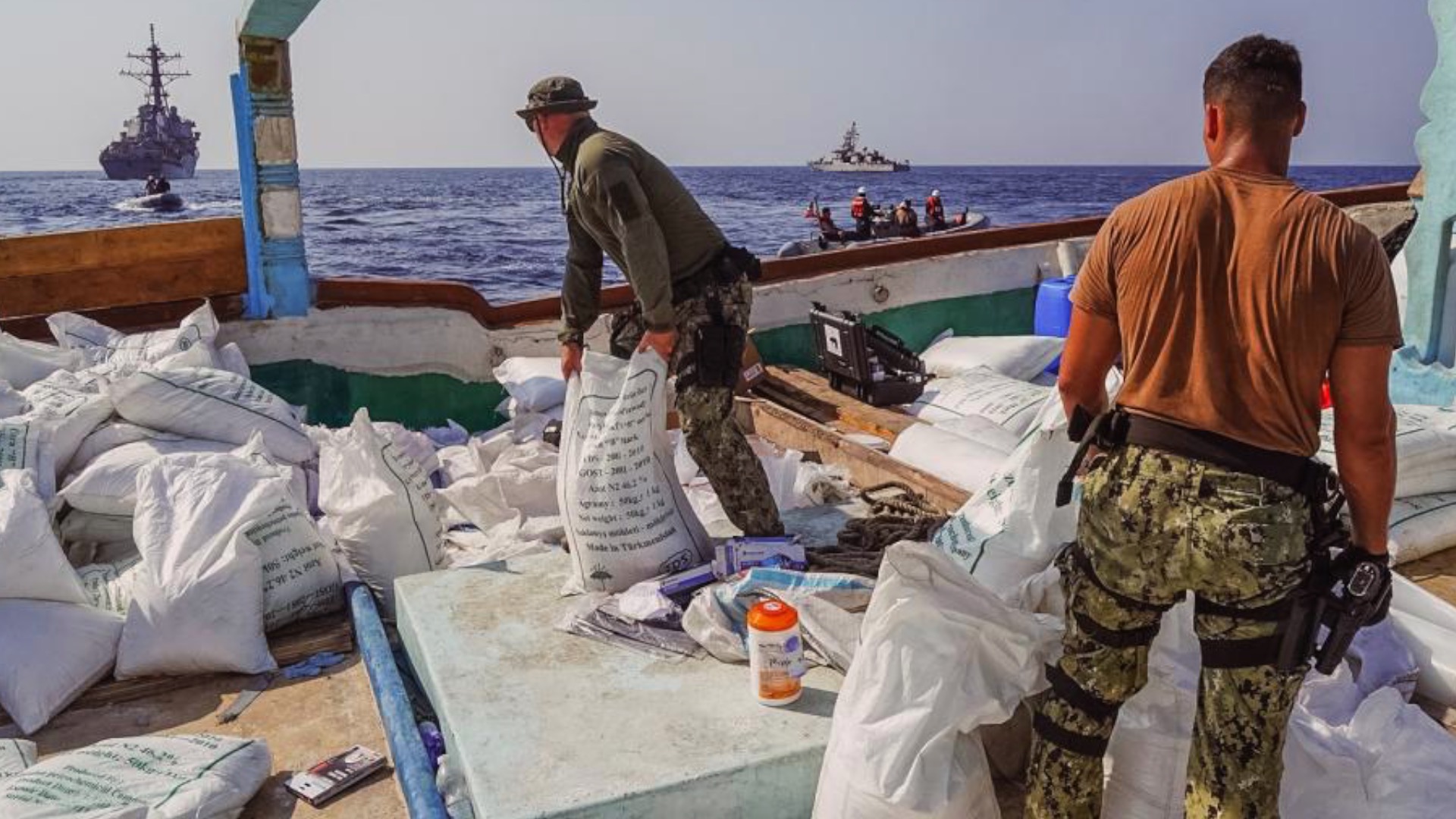US Navy Seizes Over 170 Tons of Hazardous Materials Smuggled to Yemen - Vimarsana News