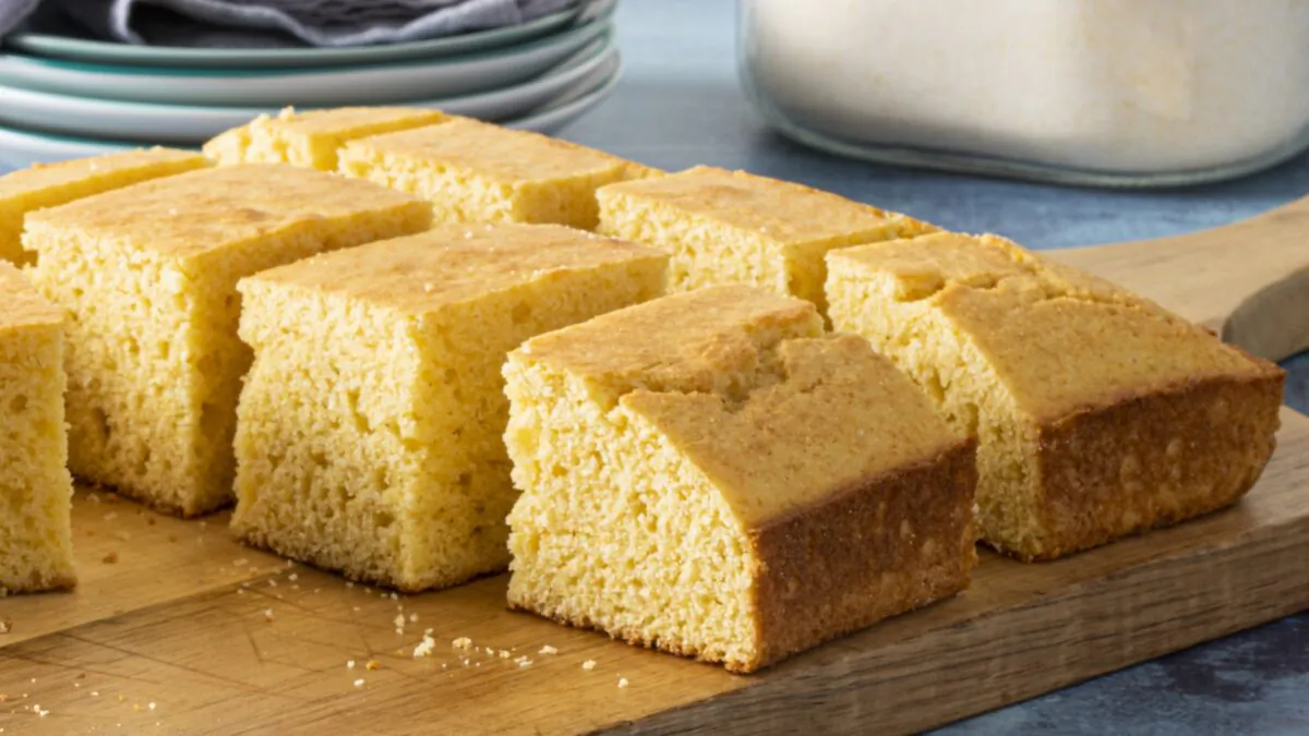 Adding whole corn kernels takes this cornbread to the next level of flavor. (Ashley Moore)