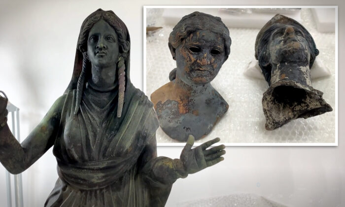 Archeologists Unearth Ancient Roman Statues From Bath Site Dating Back 2,300 Years in Tuscany