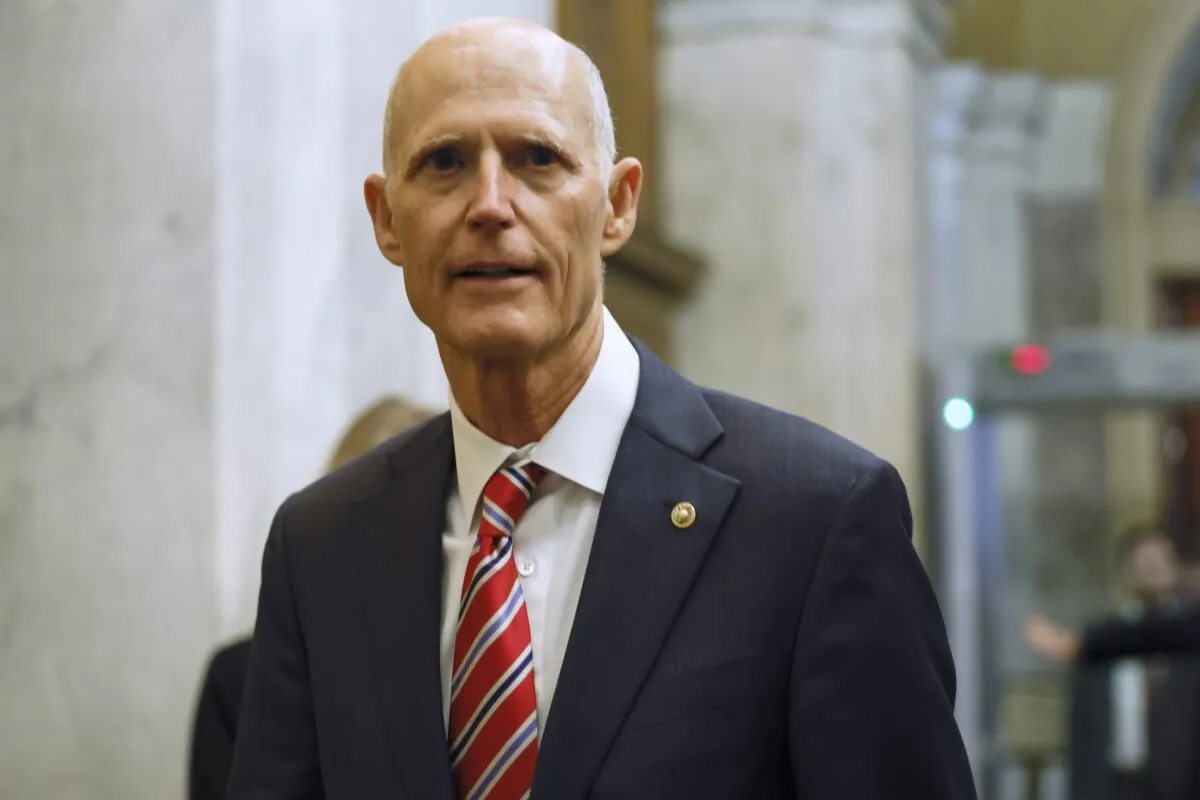 Sen. Rick Scott (R-Fla.) in Washington on Nov. 16, 2022. (Anna Moneymaker/Getty Images)