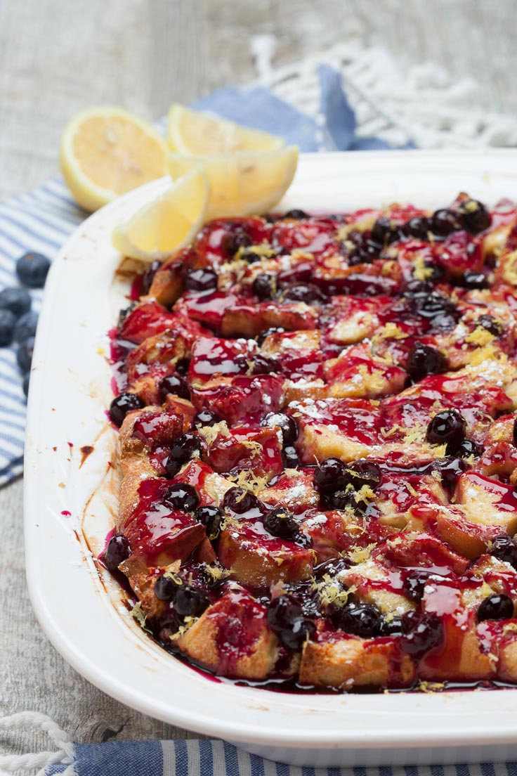 Blueberry French Toast Casserole