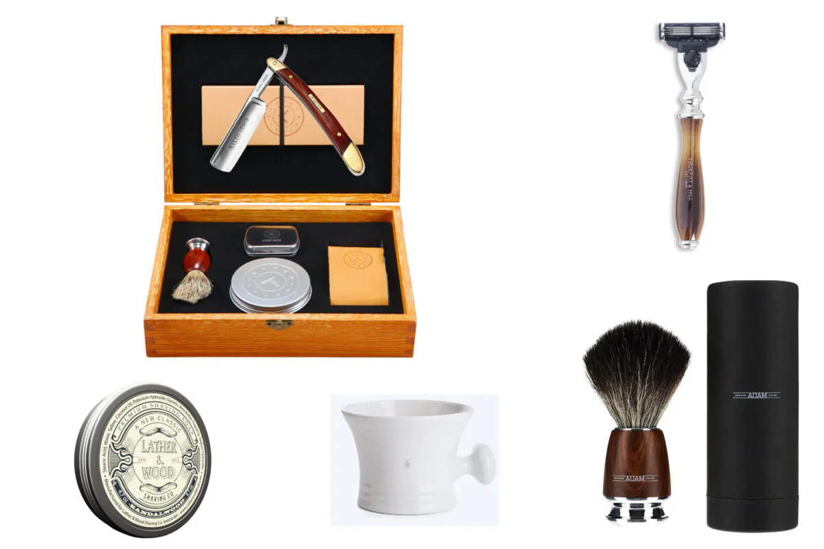 (Courtesy of Naked Armor, Adam, Truefitt & Hill, Lather & Wood, Mühle)
