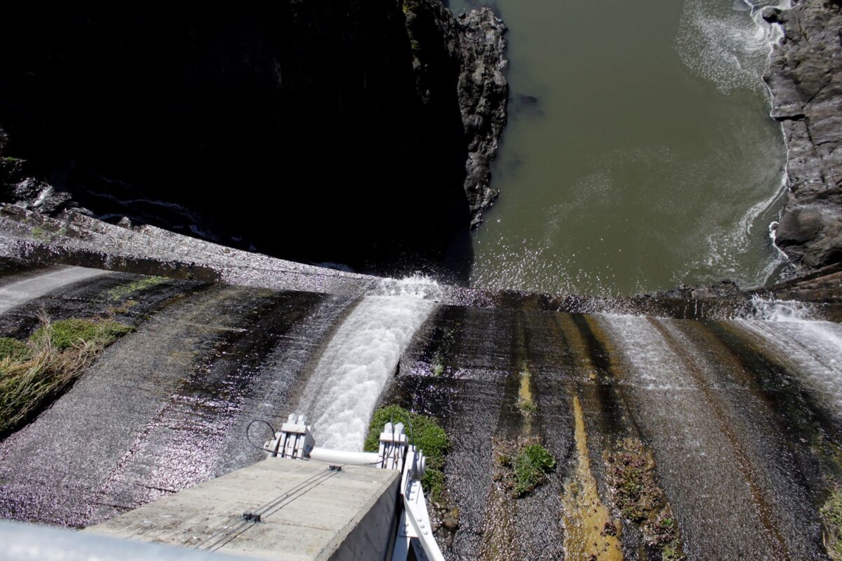 Dam on the Lower Klamath River