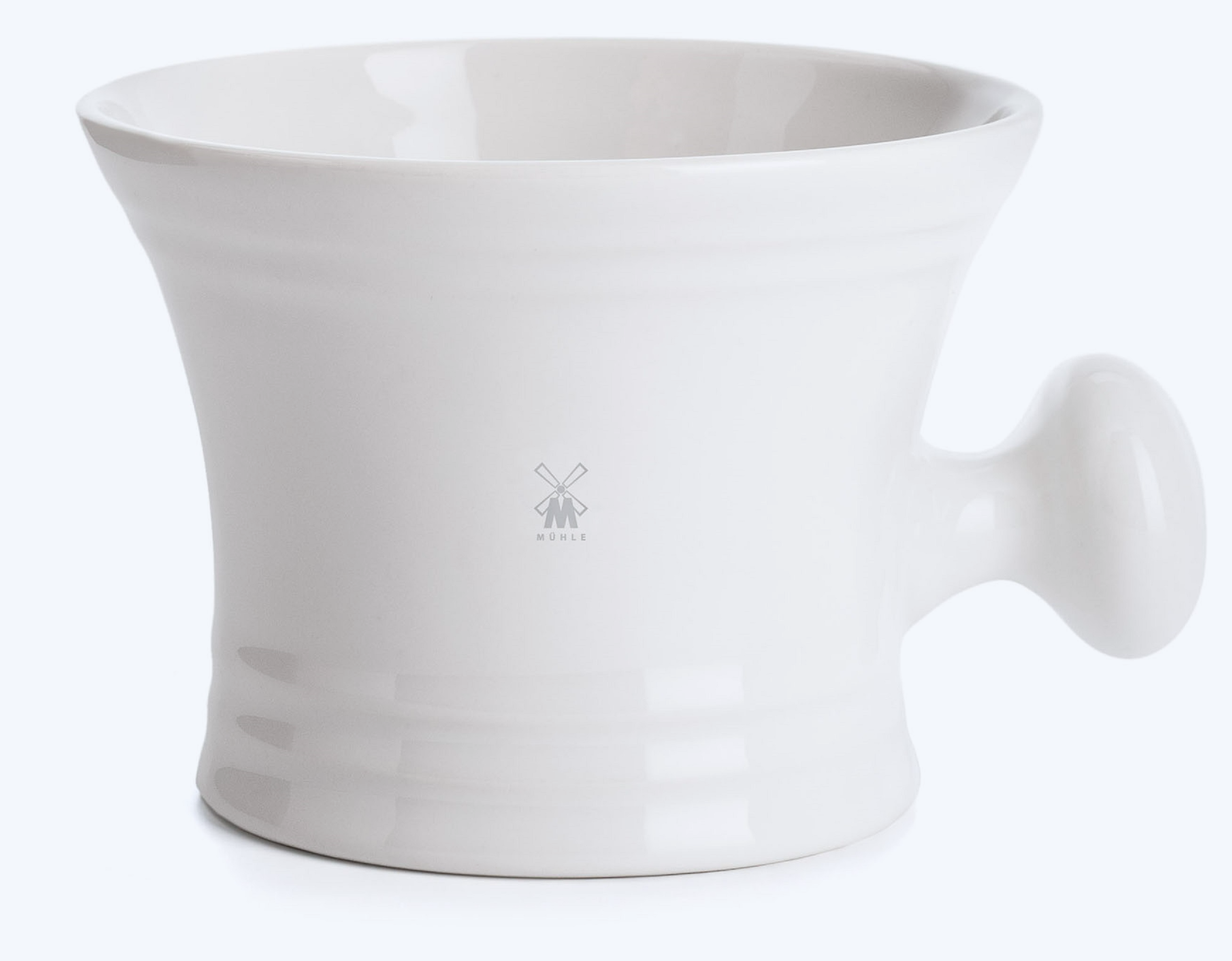 Muhle White Porcelain Shaving Mug with Handle