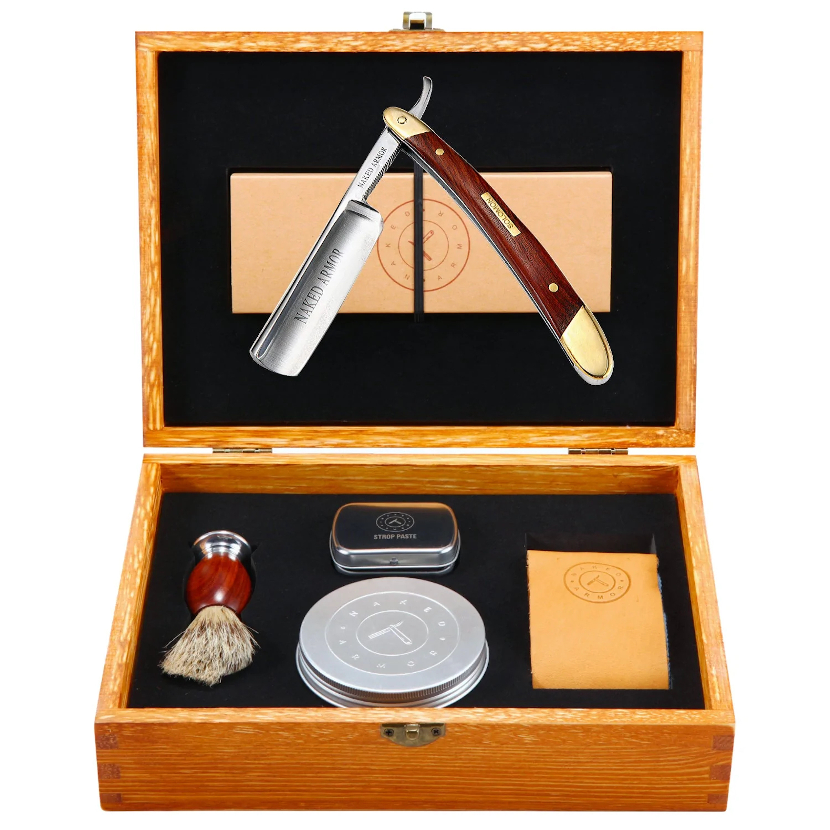 Naked Armor Soloman Straight Razor Kit
