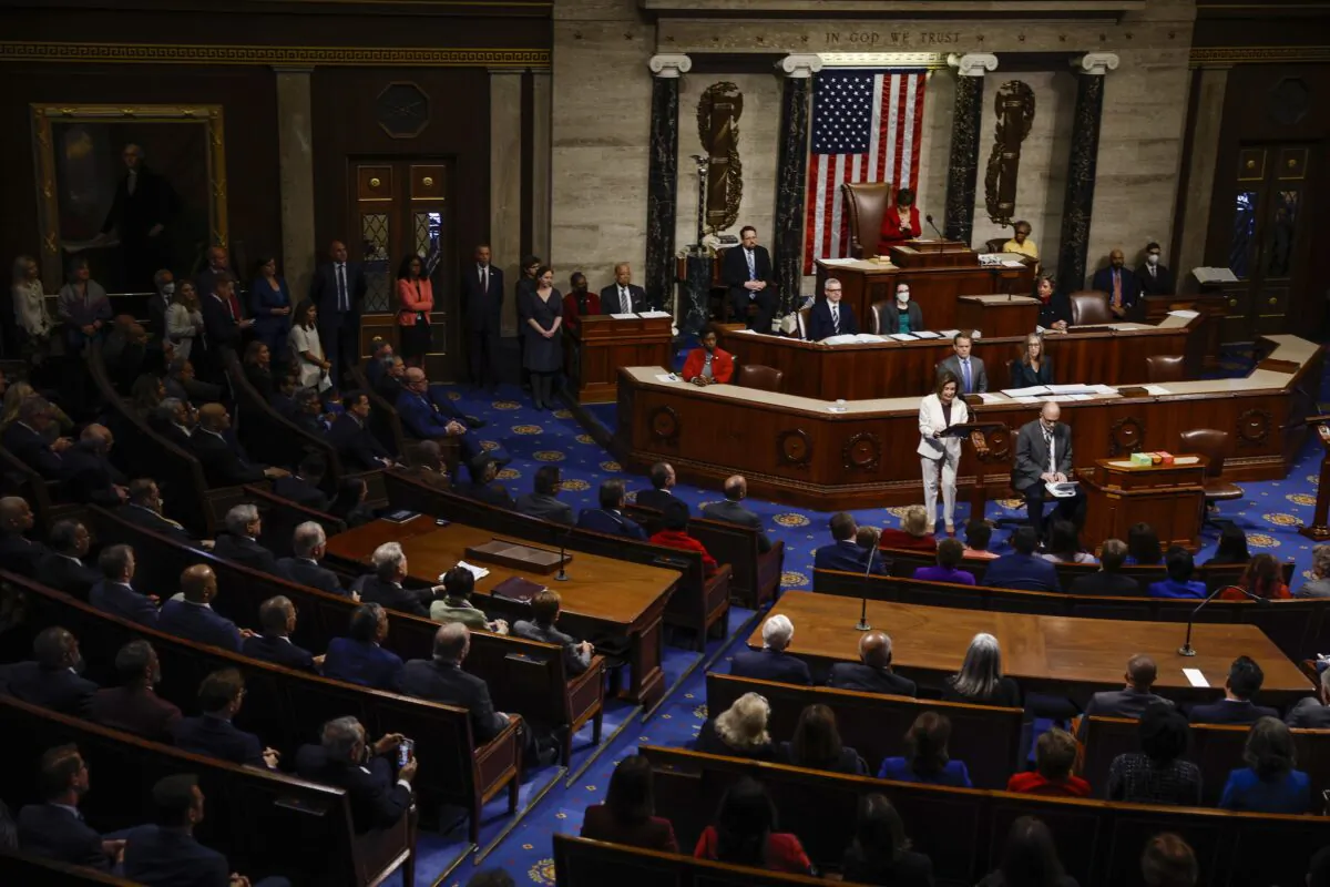 The House floor in Washington as seen on Nov. 17, 2022. (Anna Moneymaker/Getty Images)