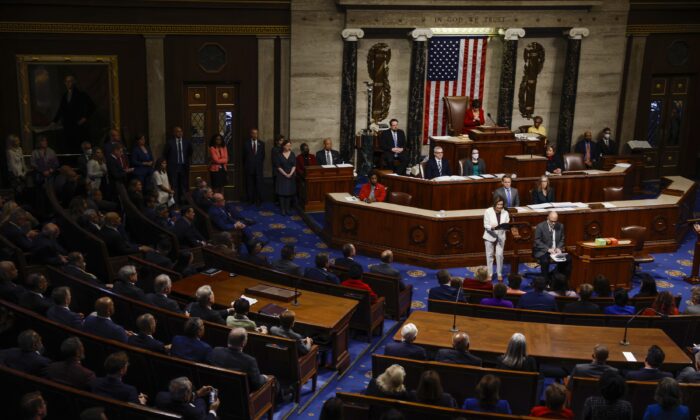 The House floor in Washington as seen on Nov. 17, 2022. (Anna Moneymaker/Getty Images)
