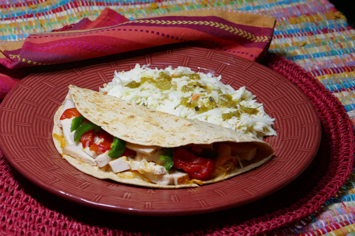 Here's what you need to assemble some very quick quesadillas with leftover turkey. (Linda Gassenheimer/TNS)
