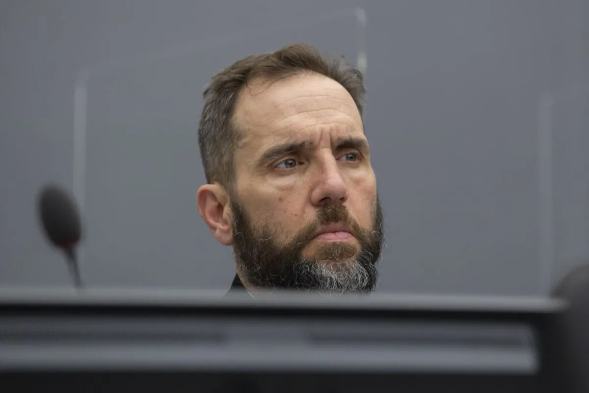 Prosecutor Jack Smith of the U.S. in a courtroom at The Hague on Nov. 10, 2020. (Peter Dejong/ANP/AFP via Getty Images)