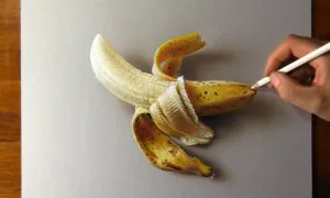 Drawing a Peeled Banana: So Realistic You Would Eat It