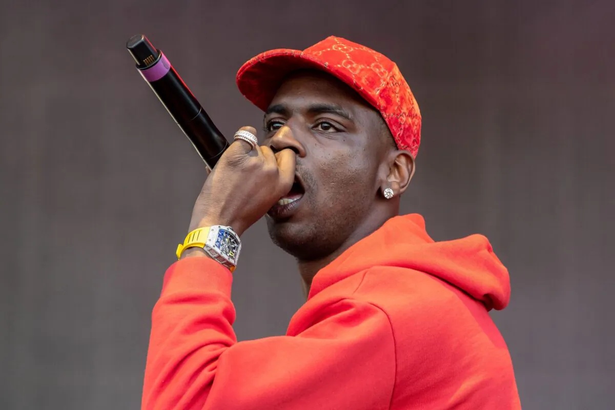 Rapper Young Dolph performs during the Astroworld Festival at NRG Stadium in Houston, Texas, on Nov. 9, 2019. (Suzanne Cordeiro/AFP via Getty Image)