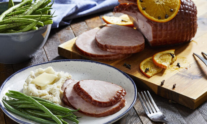 Orange Clove Baked Ham