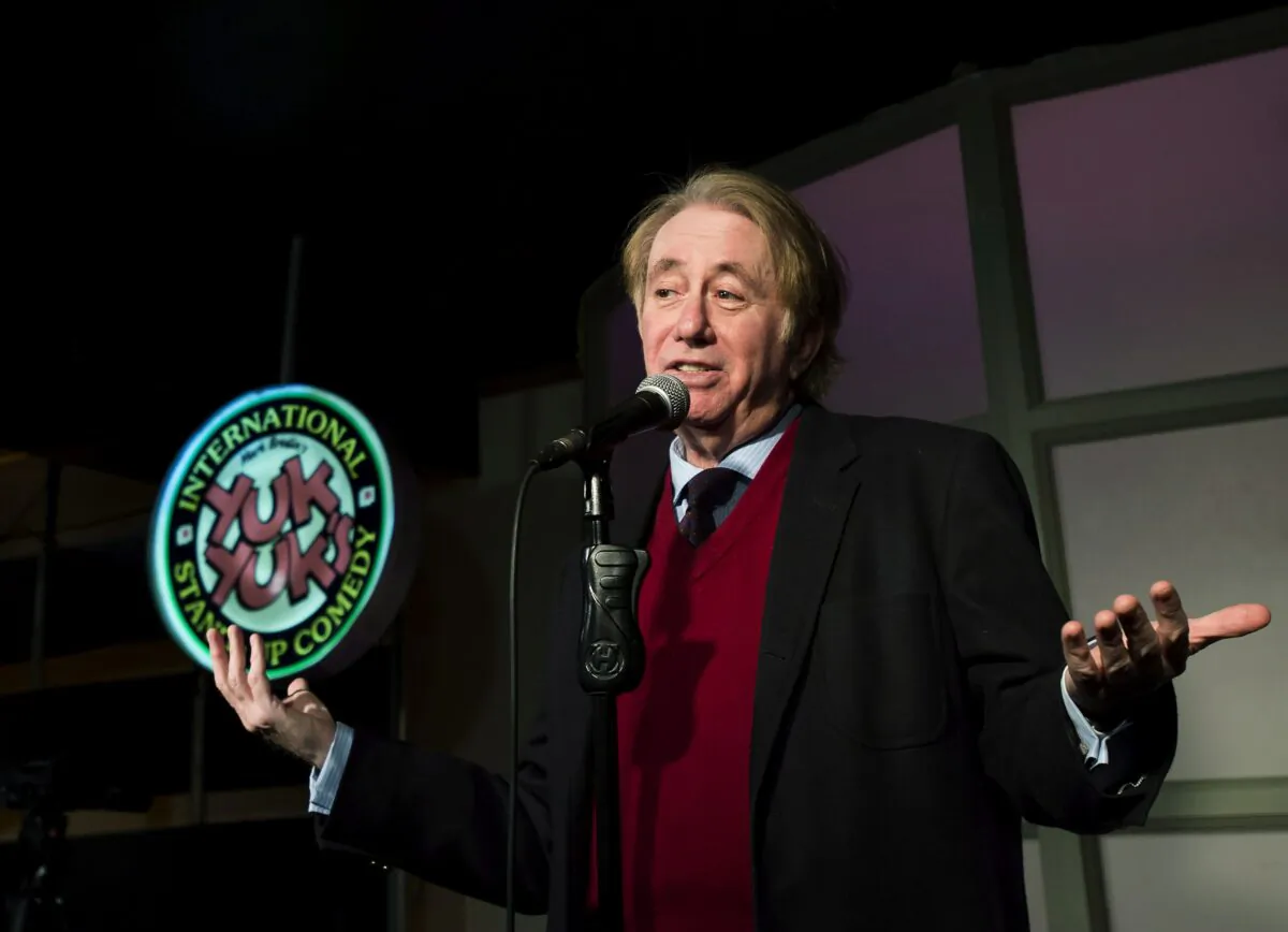 Yuk Yuk's founder and comedian Mark Breslin at the Yuk Yuk's comedy club in Toronto on Feb. 1, 2017. (The Canadian Press/Nathan Denette)