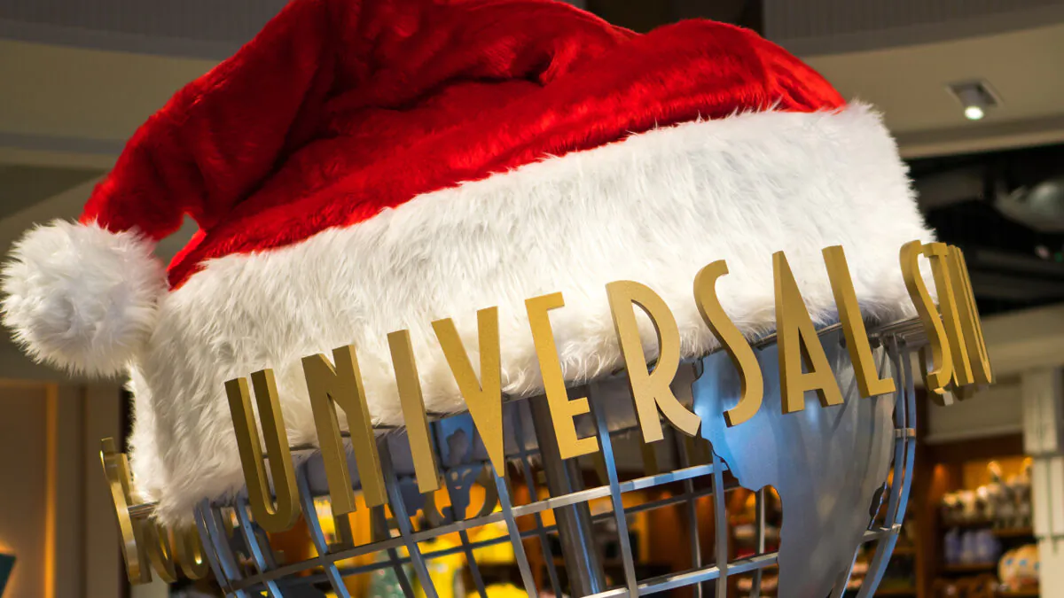 University Studio Hollywood during the holiday season in Universal City, Calif. (Courtesy of University Studio Hollywood)