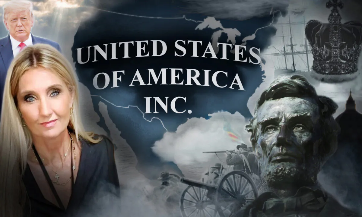 Photo of Ann Vandersteel (Courtesy of Ann Vandersteel); Former President Donald Trump (Drew Angerer/Getty Images); Background illustrations: (Shutterstock - DanieleGay, Timberlakephoto, Trofimenko Nickolai, BK fo, Ad_hominem to) and Public Domain.