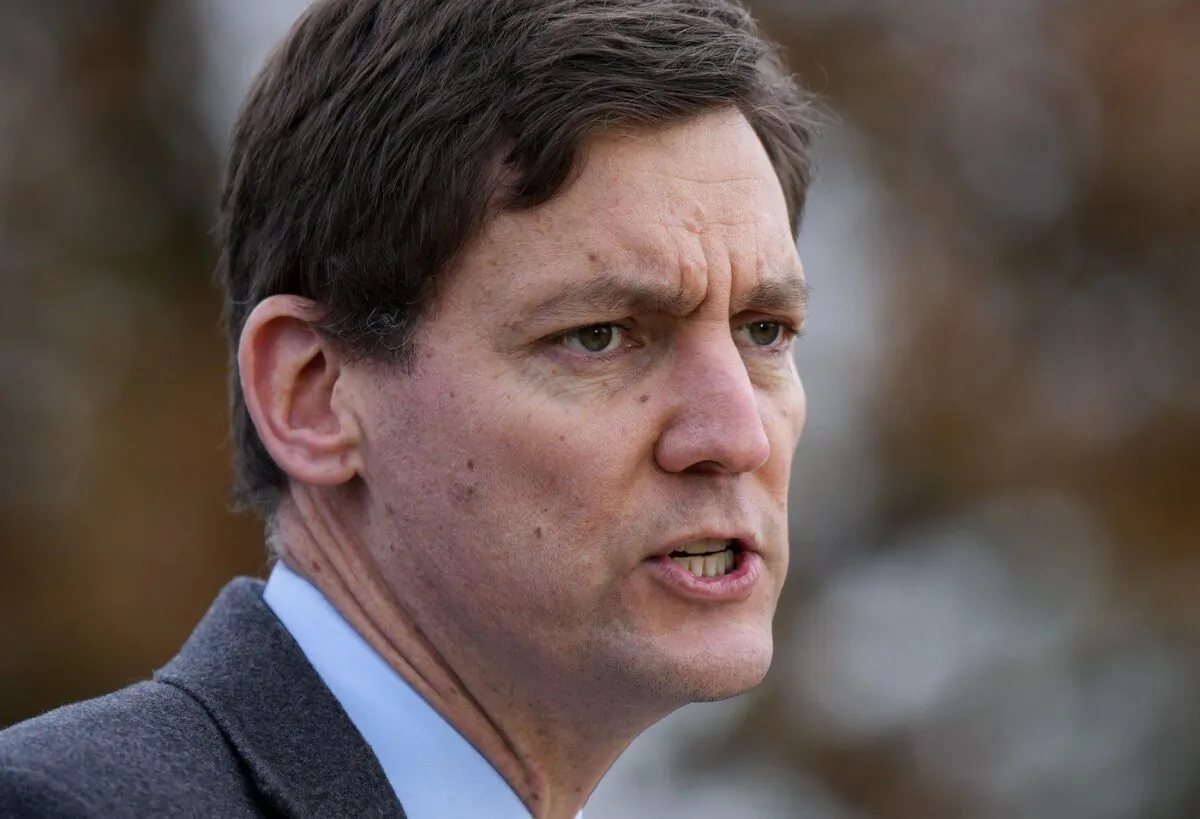 B.C. Premier David Eby announces a new public safety plan in Vancouver, on Nov. 20, 2022. (The Canadian Press/Darryl Dyck)
