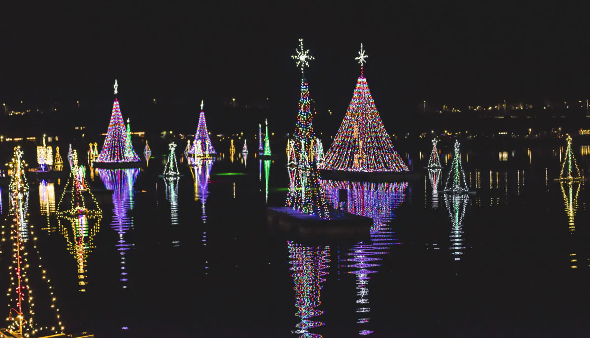 The Lighting of the Bay at Newport Dunes Waterfront Resort in Newport Beach, Calif. (Courtesy of Newport Dunes)