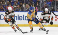 Faulk’s Power-Play Goal Lifts Streaking Blues Past Ducks