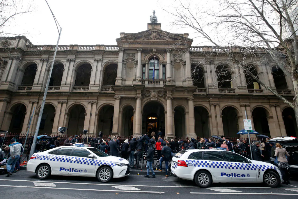 The Supreme Court of Victoria is seen in Melbourne, Australia, on Aug. 21, 2019. (Darrian Traynor/Getty Images)
