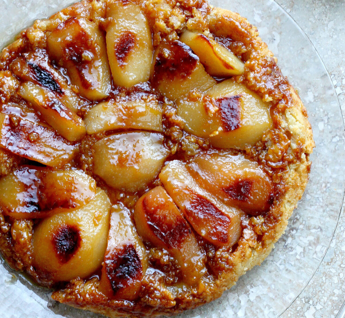 While tarte Tatins are often prepared with apples, they're also a lovely way to showcase other seasonal fruit, such as pears. (Lynda Balslev for Tastefood)