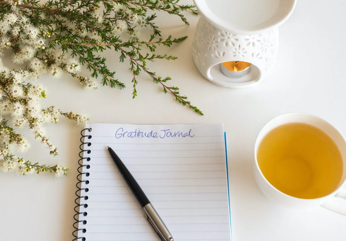Keeping a gratitude journal is a good way to practice and develop a grateful mindset. (Natalie Board/Shutterstock)