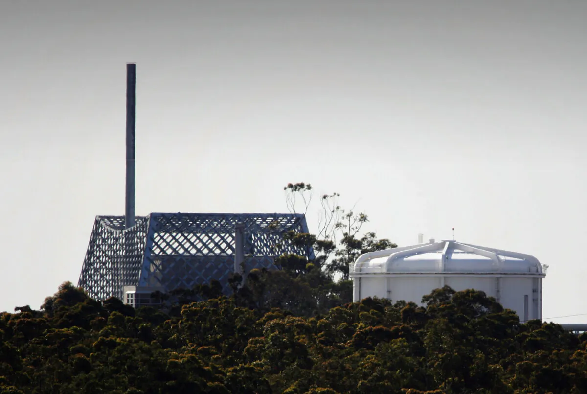 The Lucas Heights nuclear reactor is seen in Sydney, Australia, on Nov. 14, 2005. (Ian Waldie/Getty Images)