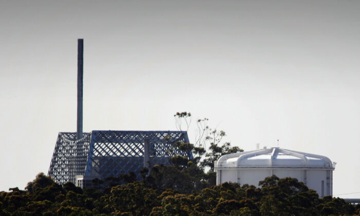 2005 年 11 月 14 日，澳大利亚悉尼的 Lucas Heights 核反应堆。（Ian Waldie/Getty Images）
