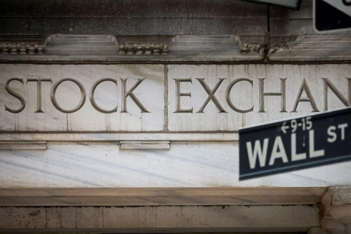 The Wall Street entrance to the New York Stock Exchange in New York City, on Nov. 15, 2022. (Brendan McDermid/Reuters)