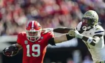 No. 1 Georgia Overcomes Slow Start, Routs Georgia Tech 37-14