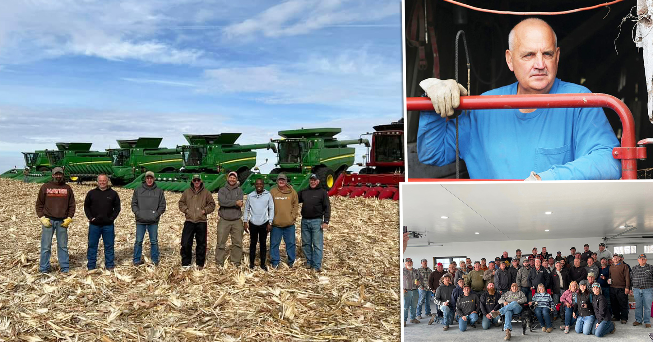 100 farmers, neighbors help harvest Iowa farmer’s crops after he died suddenly from cancer