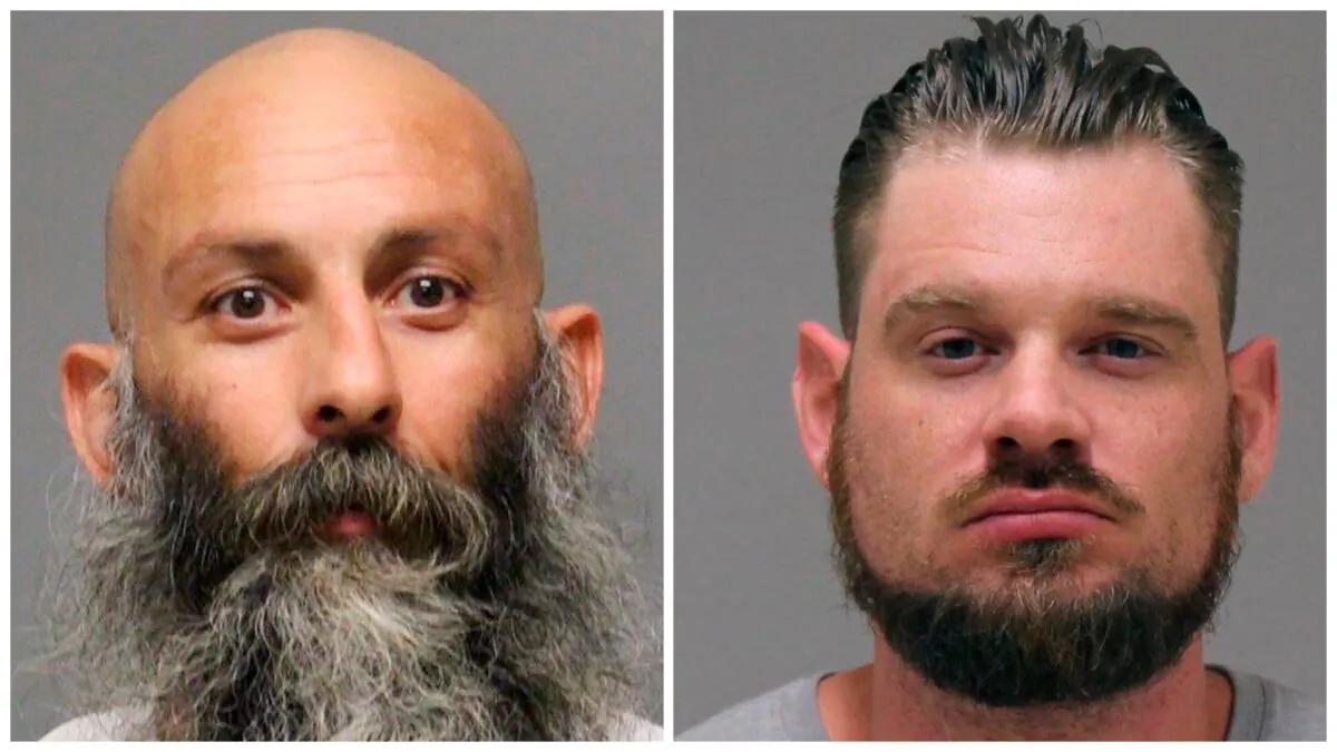 (Left) Barry Croft Jr. (Delaware Department of Justice via AP); (Right) Adam Dean Fox. (Kent County Sheriff via AP)