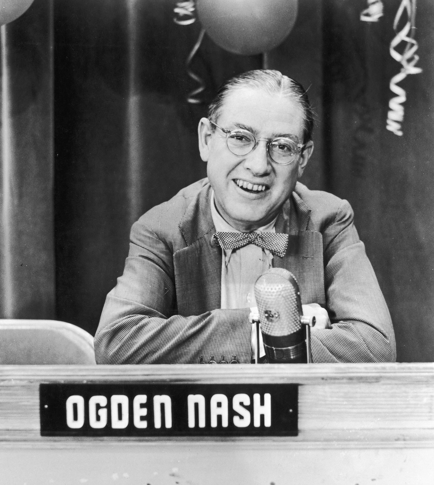 American poet and lyricist Ogden Nash
