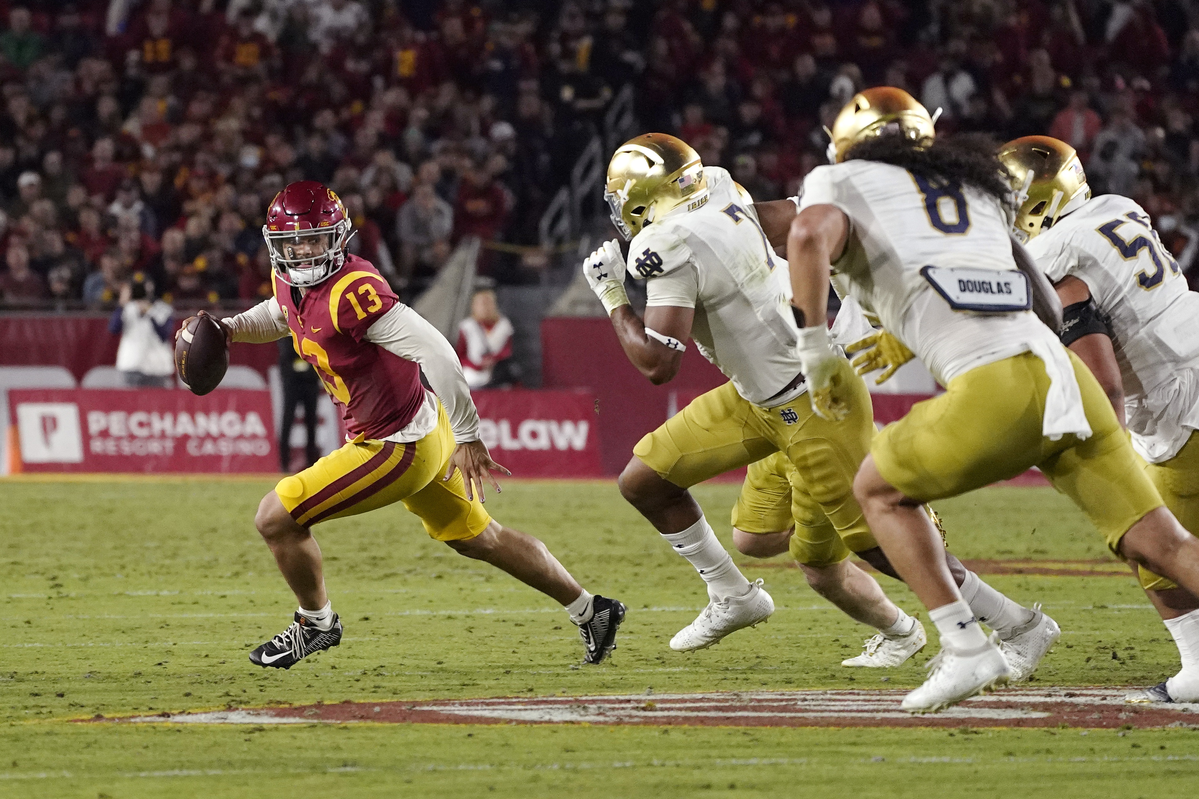 Caleb Williams Propels No. 5 USC Past Notre Dame 38–27 - Vimarsana News