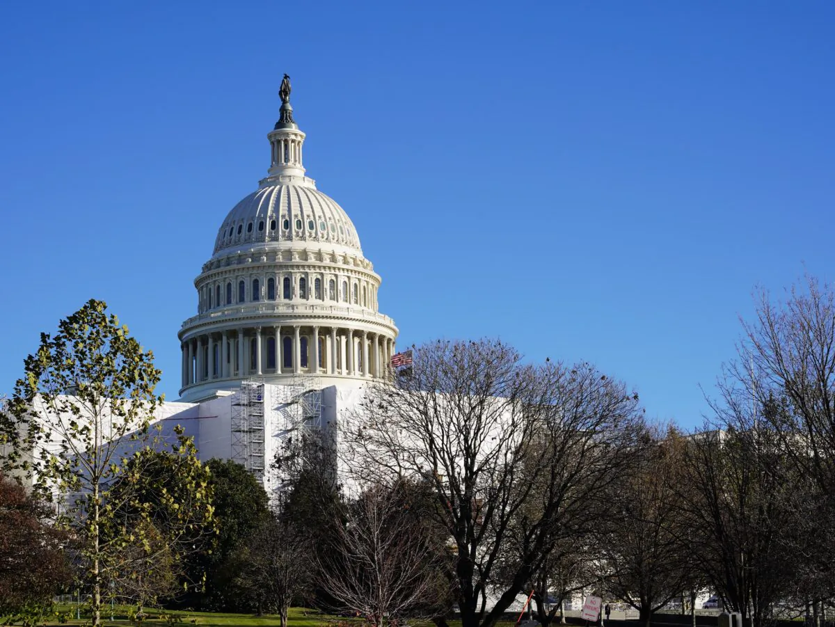 The U.S. Capitol building in Washington on Nov.
22, 2022. (Lei Chen/The Epoch Times)