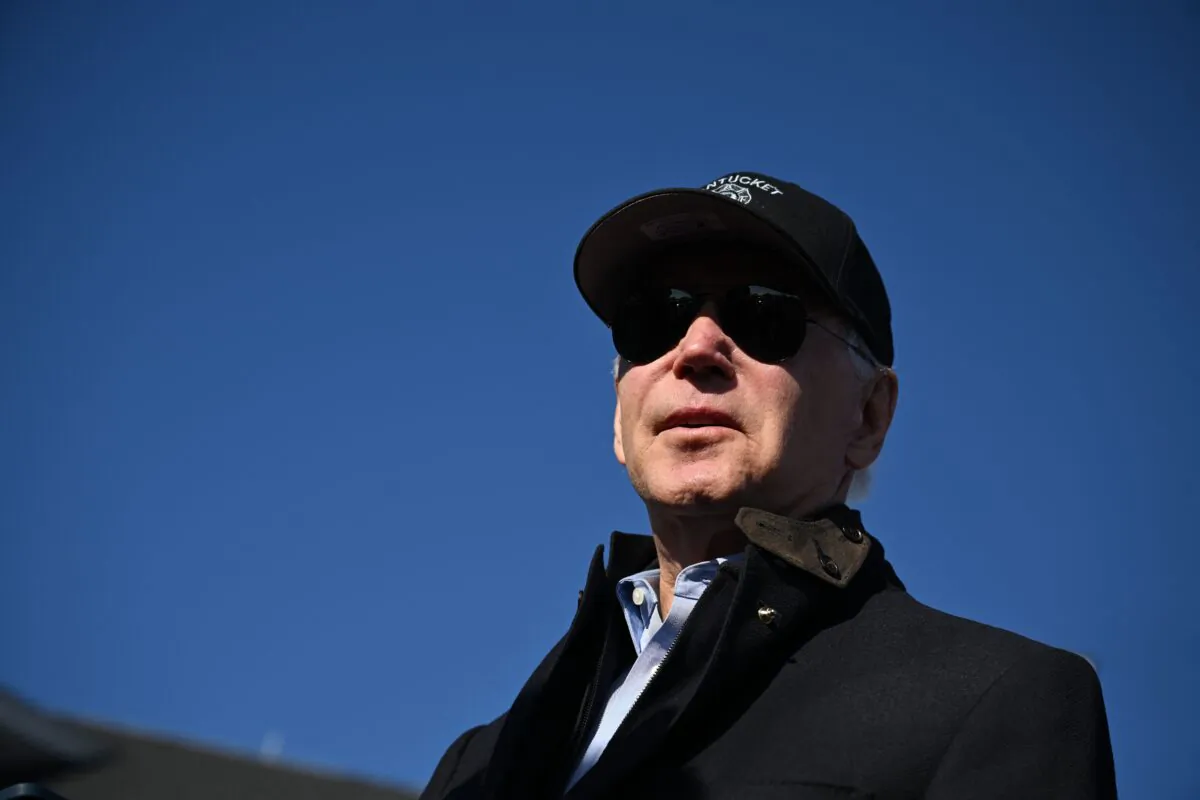 President Joe Biden speaks to reporters in Nantucket, Mass., on Nov. 24, 2022. (Mandel Ngan/AFP via Getty Images)