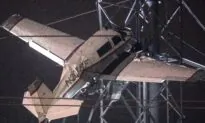 Crews Rescue 2 From Plane Caught in Power Lines in Maryland