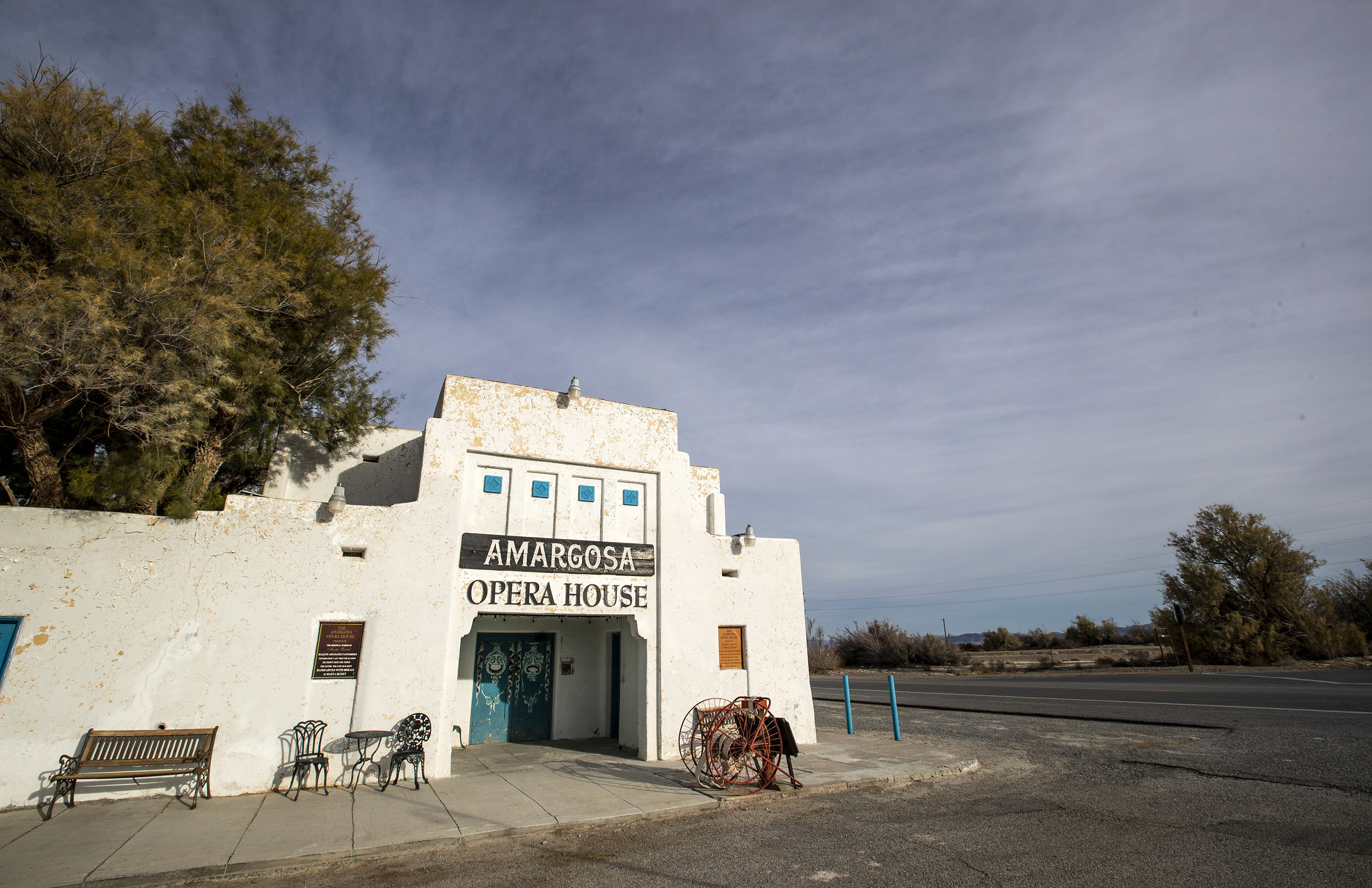 The Amargosa Opera House is in Death Valley Junction, California