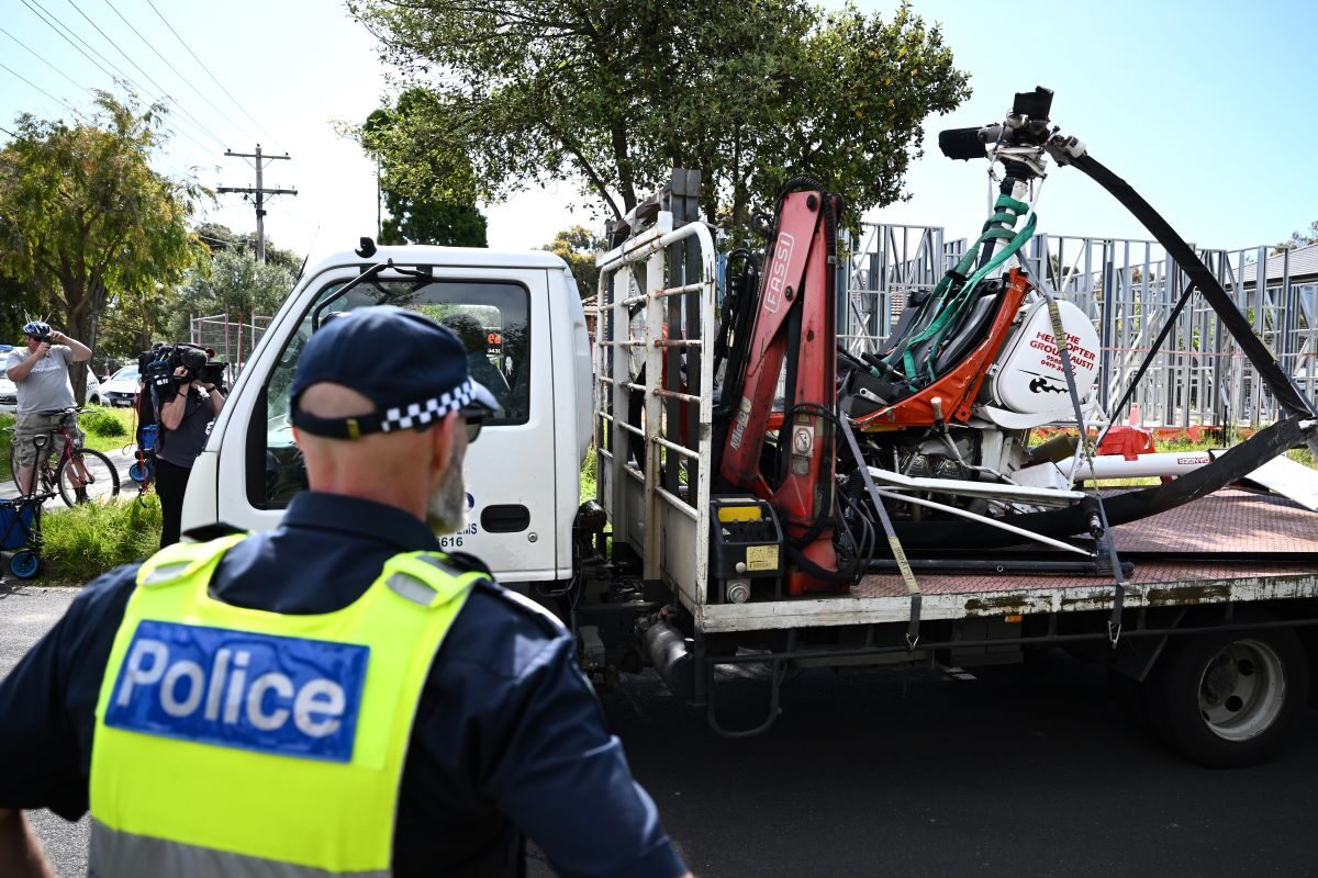 Helicopter Crashes Into Melbourne Home