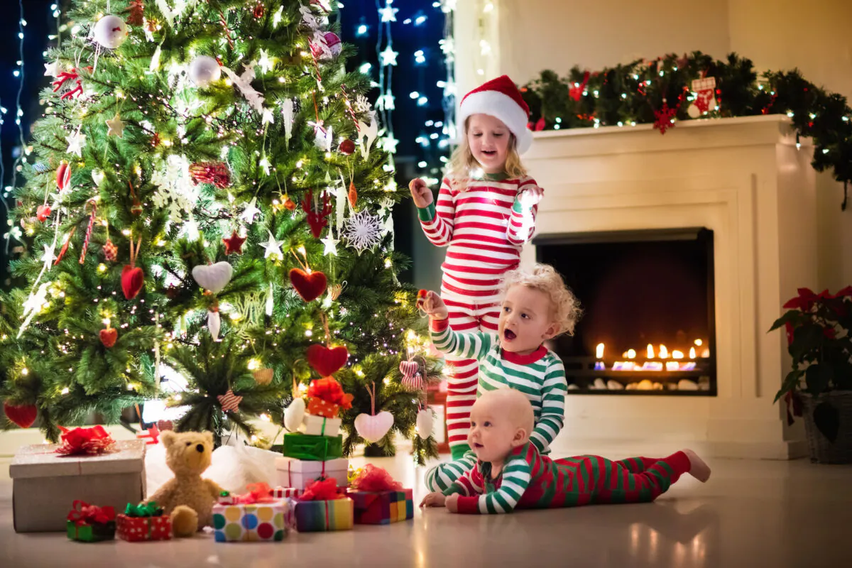 Matching holiday pajamas are a fun, festive edition to Christmas morning. (FamVeld/Shutterstock)