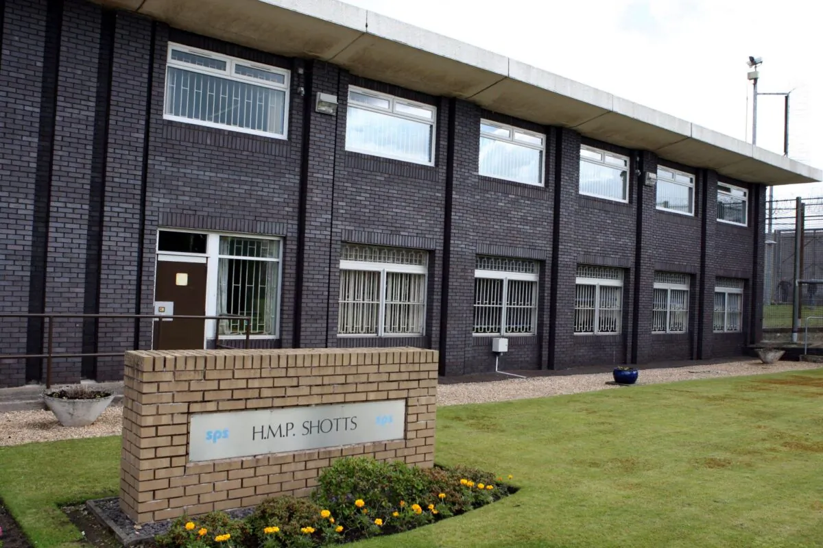 The exterior of Shotts prison in North Lanarkshire, Scotland, on July 20, 2010. (PA)