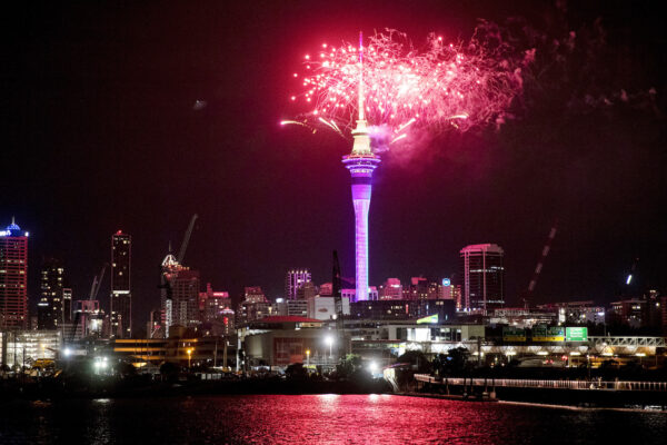 APTOPIX New Zealand New Year