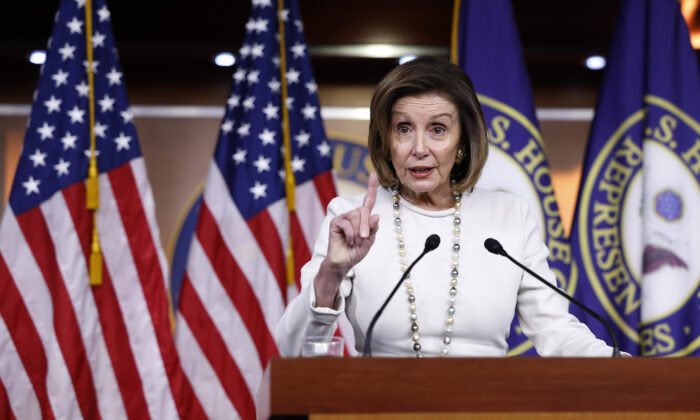House Speaker Nancy Pelosi (D-Calif.) in Washington on Dec. 1, 2022. (Anna Moneymaker/Getty Images)