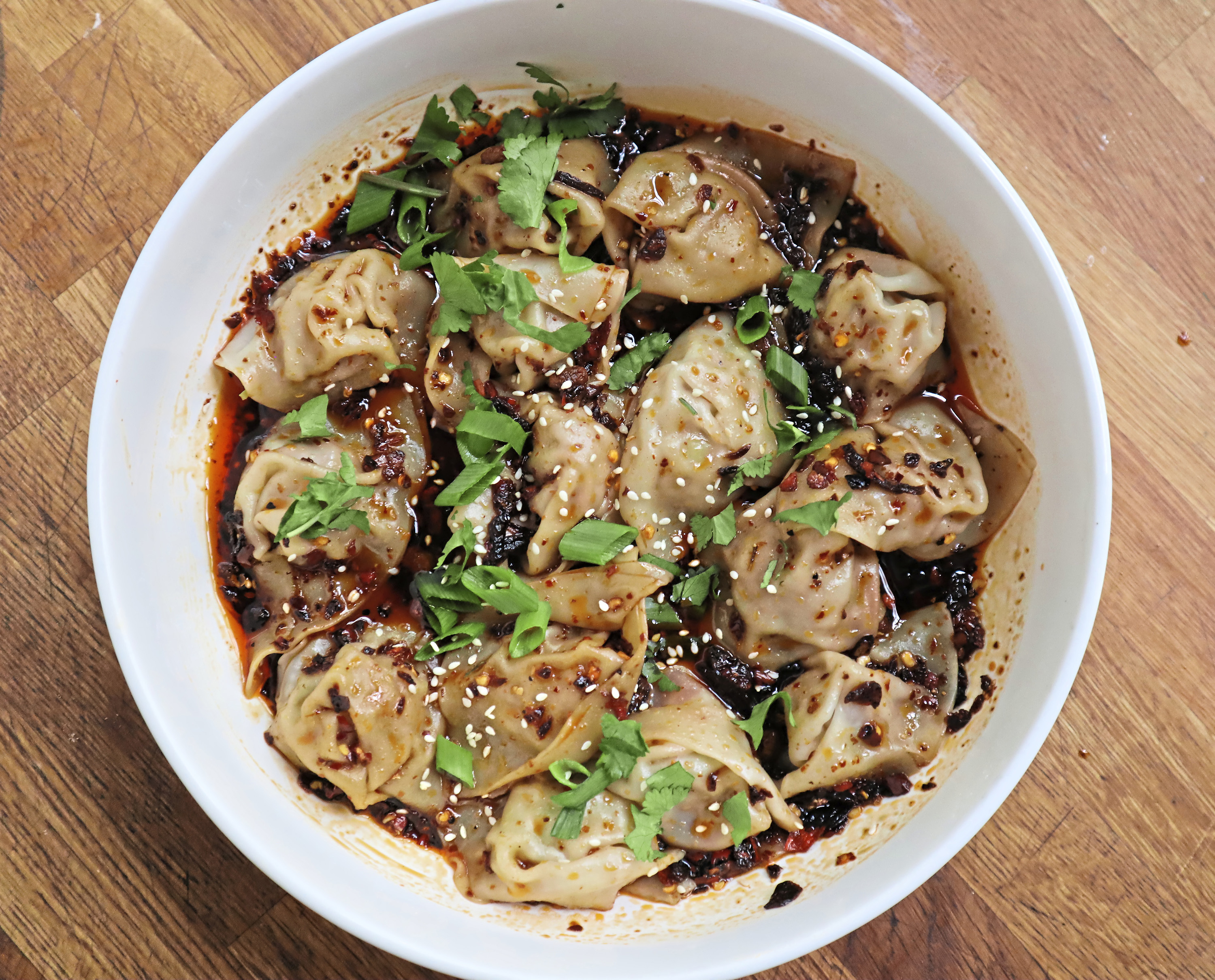 Chili Oil Wontons