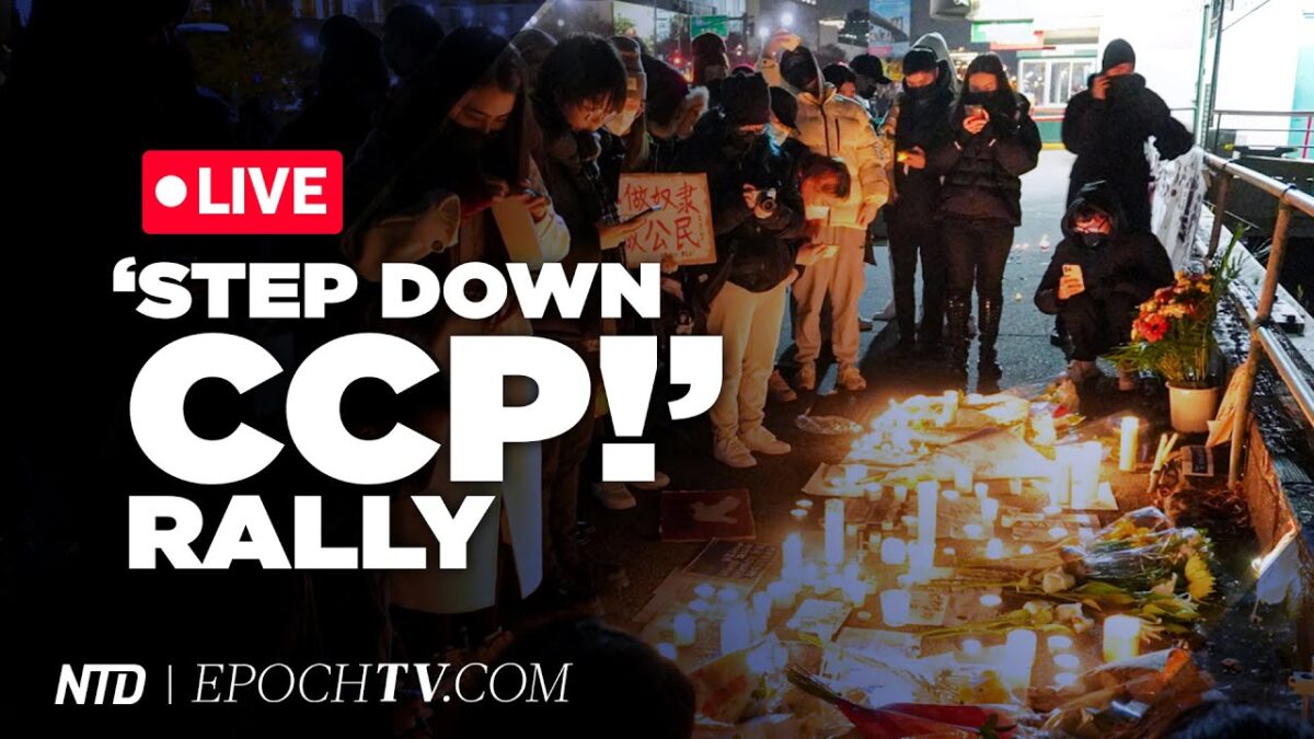 ‘Step Down CCP’: Protest at UCLA Against China’s COVID Lockdowns ...