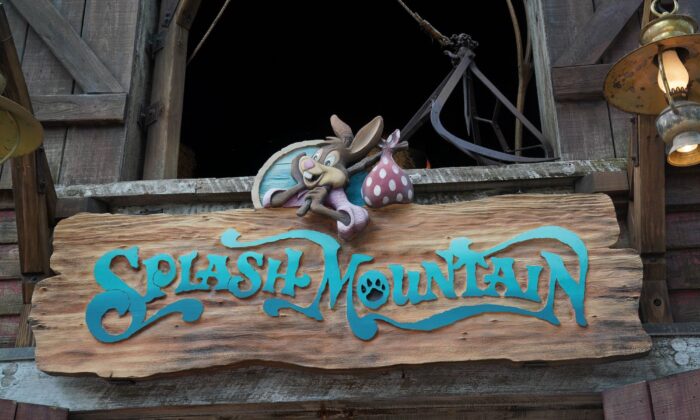 A view of the Splash Mountain ride at Walt Disney World Resort's Magic Kingdom in Orlando, Fla., on July 23, 2020. (Bryan R. Smith/AFP via Getty Images)