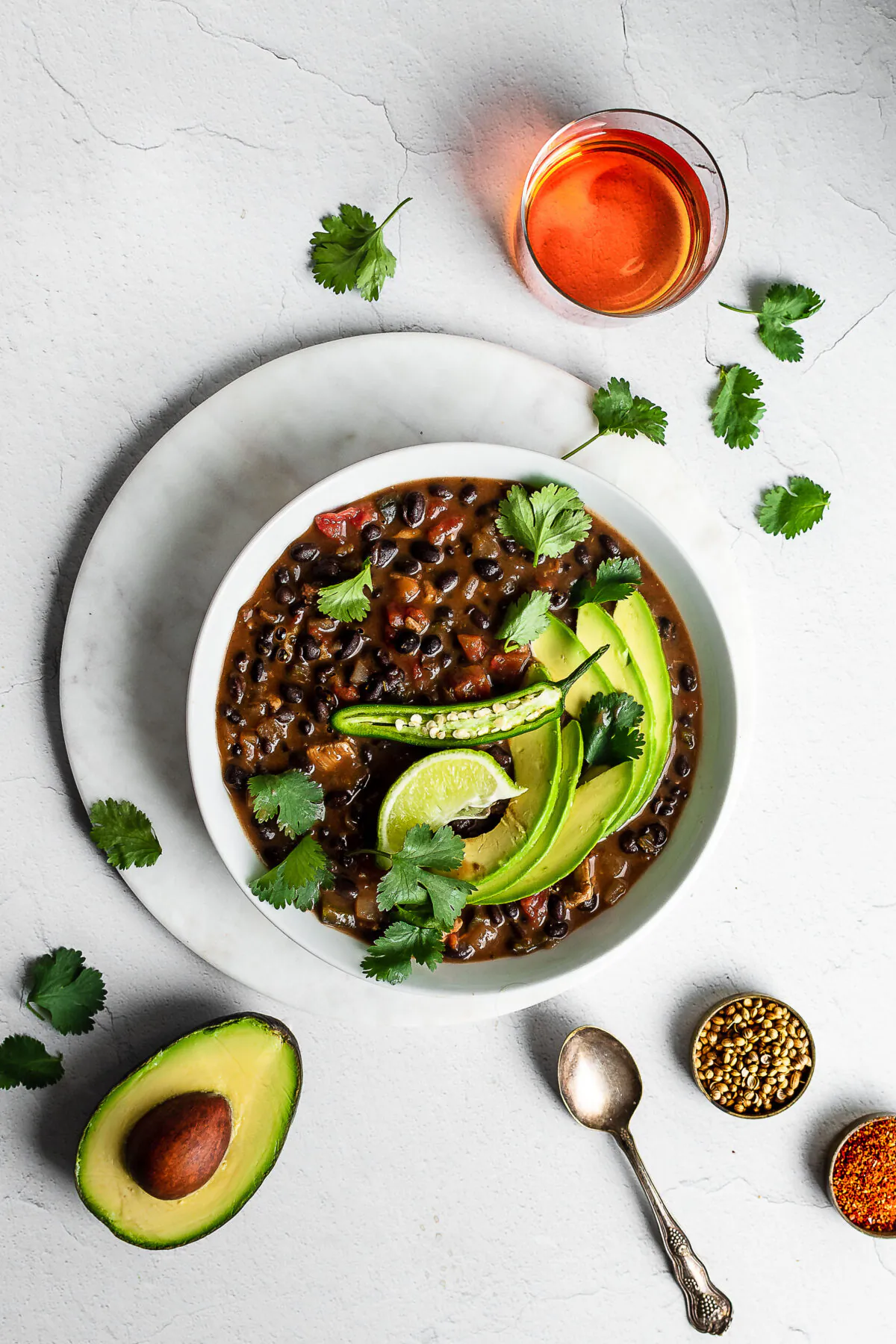 Chiles and spices give this protein-packed soup a warming kick. (Jennifer McGruther)