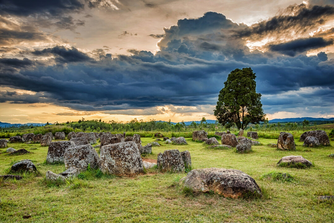 The Plain of Jars, an ancient archaeological landscape in Xieng Khouang Province, Laos. (nuwatphoto/Shutterstock)