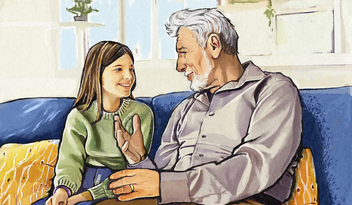 By sharing stories with our kids and grandchildren of our parents, grandparents and other relatives, even though they may be gone, they will live on forever. (Biba Kayewich)