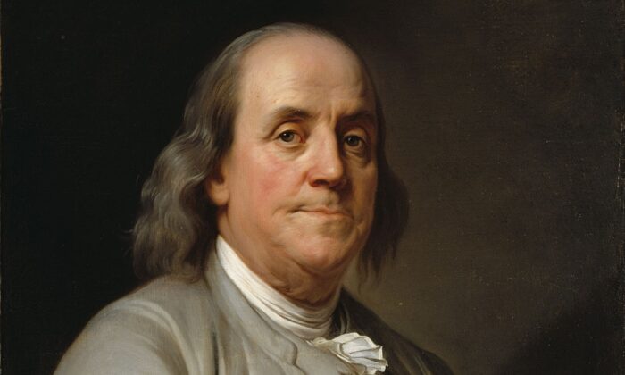 "Benjamin Franklin," circa 1785, by Joseph-Siffred Duplessis (1725–1802). (National Portrait Gallery, Washington, D.C.; Public Domain)