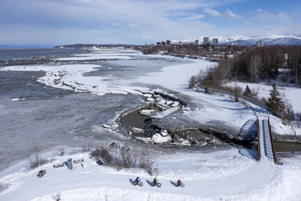 For a fun winter activity, try fat tire biking. (Travel Alaska/Chris McLennan ©20222)